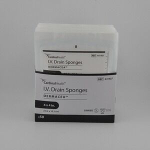 Case of Cardinal Health IV Drain Sponges 4x4 Sterile Dermacea 50ct x 12 Boxes